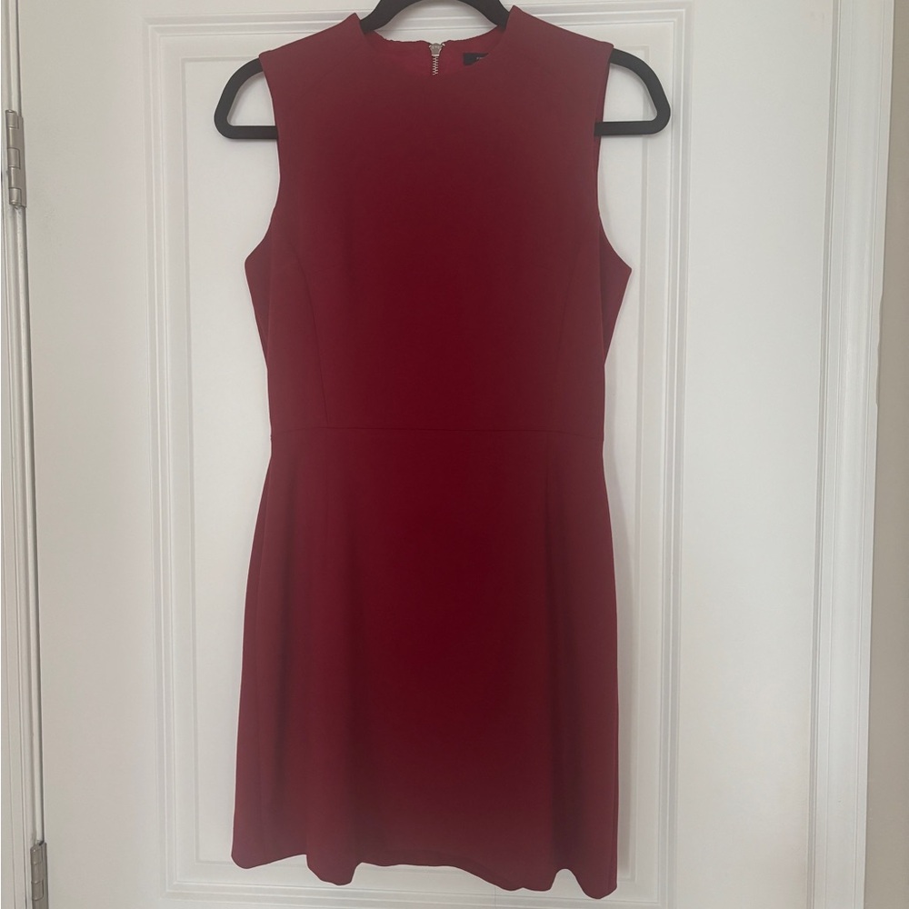 Wine Red Sheath Dress Work Cocktail Party - Size 6